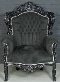 Er ist oft klein, hat kurze stuhlbeine, eine breite rückenlehne und einen stark gepolsterten sitz. Casa Padrino Barock Sessel Schwarz 85 X 85 X H 120 Cm Barockstil Wohnzimmer Sessel Sessel Direkt Bestellen