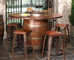Tables De Jardin Originales Insolites Recyclees Table De Tonneau De Vin Table Baril Meubles En Tonneau