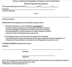 Apprenticeship Agreement Format Sample Template