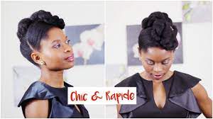 Il faut trouver la tenue de soirée, faire le makeup qui saura sublimer notre beauté et bien évidement la coiffure pour compléter et parfaire le look. Coiffure De Ceremonie Cheveux Crepus Couronne De Vanilles Youtube