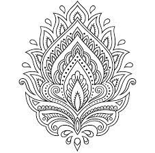 Wandschablone und ausmalbild für kinder: Image Associee Henna Tattoo Vorlagen Mandala Tatowierung Tattoo Vorlagen