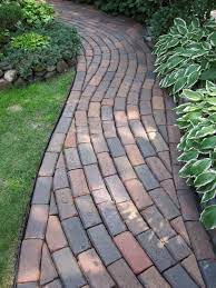 Curving Brick Path Garden Paths Brick Path Brick Pathway