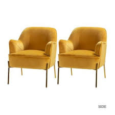 Create an inviting atmosphere with new living room chairs. Yellow Accent Chairs Chairs The Home Depot