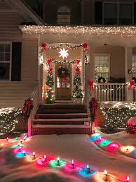 15 Fun Festive Christmas Porch Ideas Modern Glam Holidays Exterior Christmas Lights Decorating With Christmas Lights Christmas Lights Outside