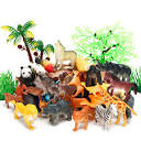 Amazon.com: Animal Figurines Toys, 52 Pcs Small Mini Realistic ...