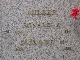 Lorraine Melvina Langlois Miller (1925-1992)