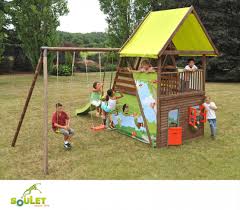 Aire De Jeux Bois Lombarde Balancoire Soulet Aire De Jeux Bois Aire De Jeux Jeux En Bois