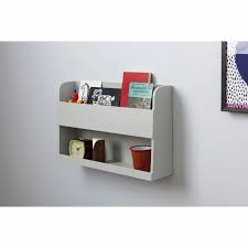 Image For Wandregal Furs Hochbett Als Nachttisch Ersatz Hellgrau Aus Holz 33 X 53 X 12 Cm Von Tidy Books Regal Wandregal Regalwand