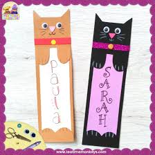 Cat Bookmark Craft With Images Bookmark Craft Crafts Bookmark
