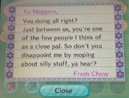 There is no extra fee for. I Was Feeling Very Sad The Other Day And When I Woke Up To Play Animal Crossing I Had A Letter From Chow And It Honestly Made My Day Animalcrossingnewleaf
