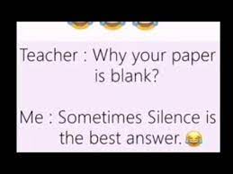 When she flirts really hard and tries to make you laugh. 10 Most Funniest And Hilarious Teacher And Student Jokes That Will Make You Laugh Youtube