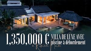 A vendre villa luxe : A Vendre L Villa De Luxe Avec Piscine A Debordement A L Ile Maurice Youtube
