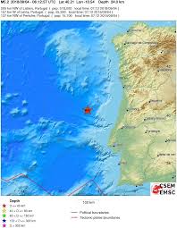 Os maiores especialistas portugueses em sismos avisam que portugal pode sofrer, a qualquer momento, um terramoto e um tsunami semelhantes aos que vimos no japão e que vai matar. American Earthquakes On Twitter Prelim Strong Earthquake Terramoto Mb 5 2 137 Km Nw Of Peniche Portugal Depth 24 Km Eqvt Quake Seismo Sismo Temblor Terremoto Seisme Terratremol Voce Sentiu O Terremoto