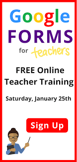 Free Online Teacher Training Google Forms In 2020 Online Teachers Teacher Training Teaching Technology
