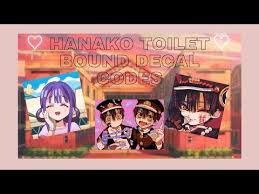 Using these roblox spray codes is pretty straightforward. Hanako Toilet Bound Roblox Decal Codes Iixsoftsnails Youtube Anime Decals Roblox Coding