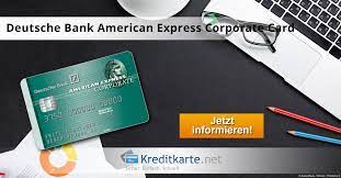 Deutsche bank card das junge konto (debit card). Deutsche Bank Amex Corporate Card Im Test