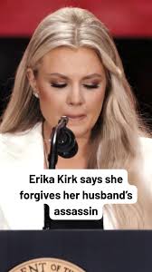 Charlie Kirk's wife, Erika, explains why she forgives her husband's alleged  killer. #charliekirk #erikakirk | 13abc | Facebook