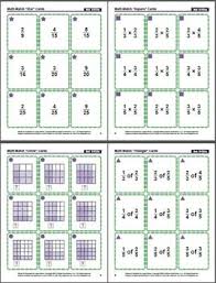 Multiplying Fractions Using Area Models Math Matching Gam Fractions Math Multiplying Fractions