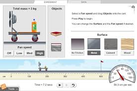 Explore the forces at work when pulling against a cart,and pushing a refrigerator, crate, or person. Force And Fan Carts Gizmo Lesson Info Explorelearning