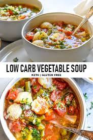 Low Carb Vegetable Soup Quick Easy Recipe Low Carb Vegetable Soup Low Carb Vegetables Low Carb Side Dishes