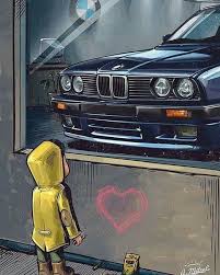 Pin Von Elodie Robin Auf Grafika Bmw Oldtimer Autodesign Bmw E30