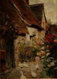 Art Reproductions Pop Art A Cottage Door by David Woodlock