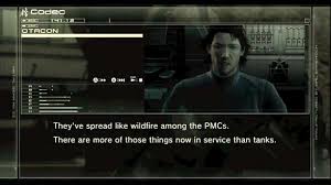 We did not find results for: What Font Is Used In The Codec Screens In Metal Gear Solid 4 Arqade