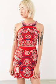 J O A Embroidered Tank Dress Urban Dresses Dresses Pretty Dresses