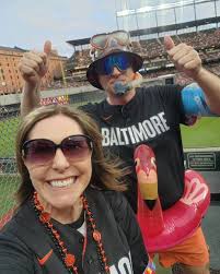 Truly OOO'mazing hanging out with 98 Rock Baltimore Joan Jett Amelia 98  Rock Marianne Sierk Duane Powell 💕❤️🎸⚾️🎊 Thank you #98ROCK 🧡🖤🤍💯  #joanjett #Baltimore #oriolesmagic #Orioles 🥰😍😘🥳