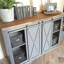 Nikki Grandy On Instagram Close Up Of The Gray Sliding Barn Door Console Table For Sale See Previous Post Fo Relooking Meuble Mobilier De Salon Deco Maison