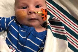 Fundraiser for Lauren Moyer by Elizabeth Donsky Moyer : 4 week old Logan's  Open Heart Surgery