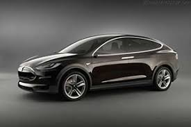 As opposed to traditional car doors which open outward in a horizontal fashion, the model x's falcon wing doors open up vertically. 2013 Tesla Model X Images Specifications And Information