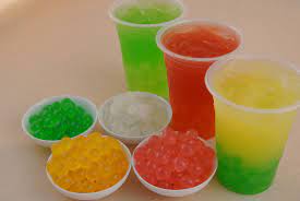 Popping Boba Colorful Bubble Tea Colorful Summer Bubble Tea Bubble Tea Balls Food Chemistry