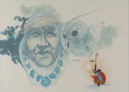 Bert Seabourn Signed And Numbered Print Native American