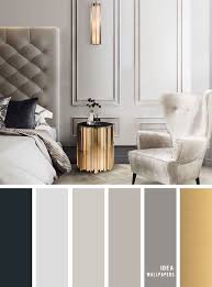 11 Gorgeous Bedroom In Grey Hues Gold Grey Color Schemes Grey Bedroom Color Bedro Grey And Gold Bedroom Bedroom Color Schemes Color Palette Living Room