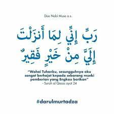 Doa Nabi Musa A S Doa Kata Kata Indah Sembahyang