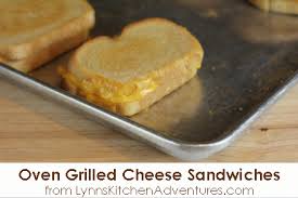 oven grilled cheese sandwiches