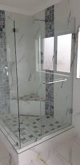 Here, a stone countertop draws the eye down the length of a floating vanity. Shower Haus Posts Facebook