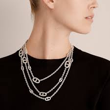 Necklaces may have been one of the earliest types of adornment worn by humans. Farandole Long Necklace 160 Hermes Uae