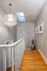 I mean, unless you're willing to rip up the carpet or do a serious reno you don't even have to touch your actual stairs to make impactful decor changes. 16 Fabulous Ideas That Bring Wallpaper To The Stairway