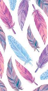 Check Out New Girly Wallpapers Https Itunes Apple Com Us App Id1207762423 Feather Wallpaper Watercolor Feather Cellphone Wallpaper