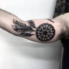 I'd love to have the shirt. 100 Dreamcatcher Tattoos For Men Divine Design Ideas
