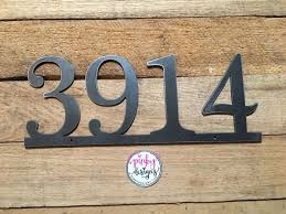 Metal House Number Sign Home Address Sign Address Sign Etsy Metal House Numbers House Address Sign Address Numbers Sign