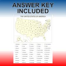 This is a free printable worksheet in pdf format and holds a printable version of the quiz capitals of the western states.by printing out this quiz and taking it with pen and paper creates for a good variation to only playing it online. United States Label And Color Map Quiz Worksheet By Acme Learning Solutions