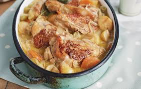 Dairy food cookbook chicken casserole with doughballs : Rachel Allen S Chicken Casserole Dinner Recipes Goodtoknow