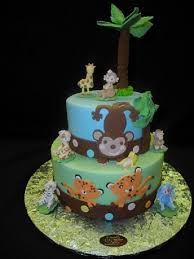 Baby Shower Cake Animals Design