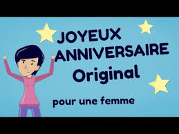 Joyeux Anniversaire Femme Original Youtube Une carte de joyeux anniversaire pleine d'humour pour faire sourire femmes, hommes et les femmes comme les hommes apprécient une carte marrante, une carte comique ou une carte adaptez la composition de la carte anniversaire : joyeux anniversaire femme original