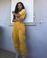 Black And Yellow Cargo Pants Women Cargo Pants Yellow Women Joggers Sweatpants Black Cargo Pants Cargo Pockets Highwaist Pants Urban Chic Fashion Black Joggers Outfit Joggers Outfit