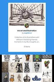 Ink Art And Illustration Nft Collection Opensea In 2021 Illustration Art Ink Art Ink Illustrations
