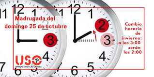 El 24 de octubre se vuelve a cambiar la hora, de forma que habrá que retrasar el reloj una. Cambio De Hora Como Afecta A Nuestra Salud Sindicato Uso